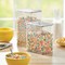 mDesign Airtight Stackable Kitchen Food Storage Container - 2 Pack